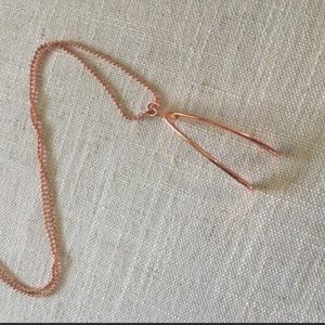 Marc Jacobs wishbone necklace NWOT